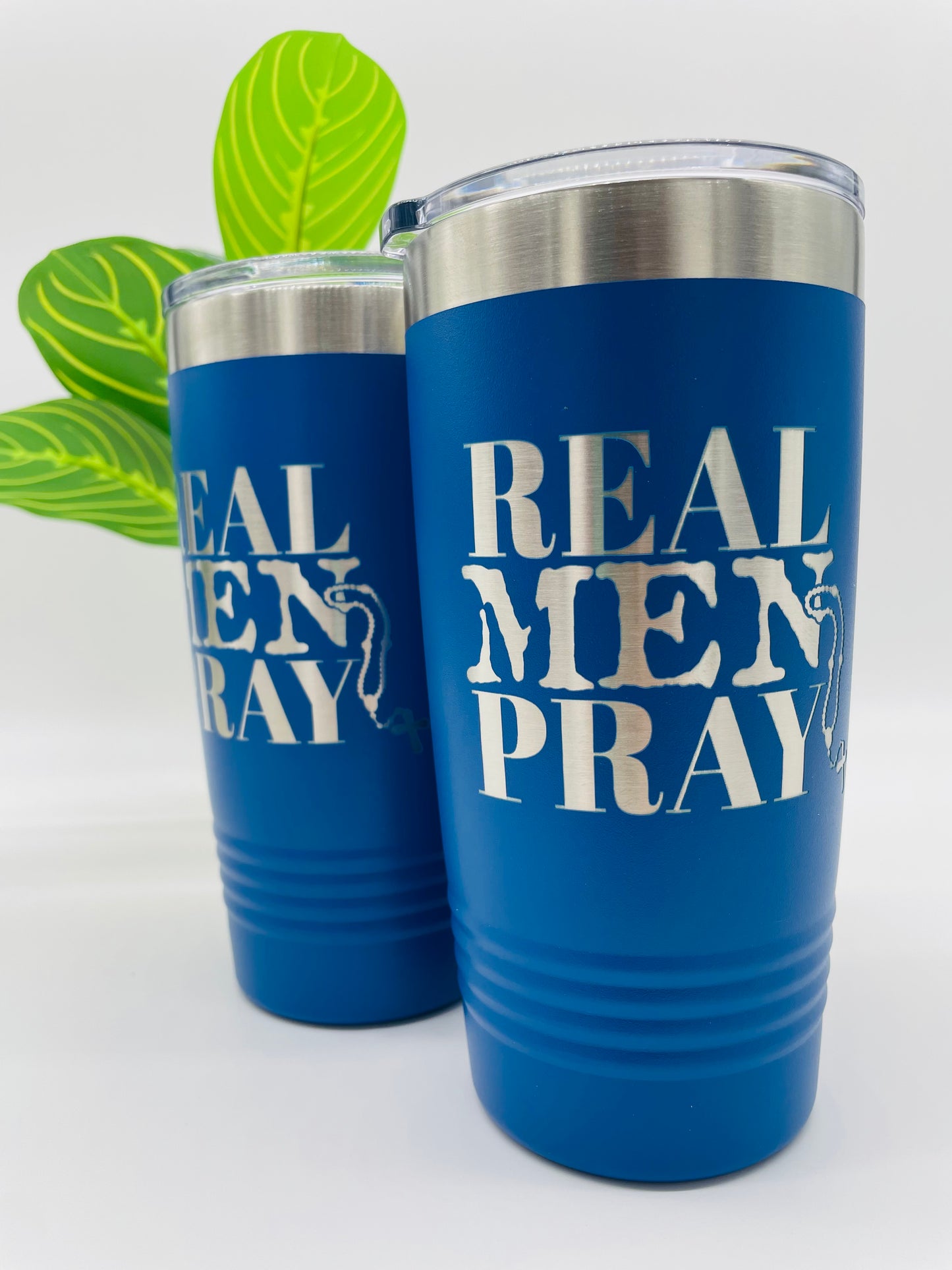 REAL MEN PRAY Tumbler