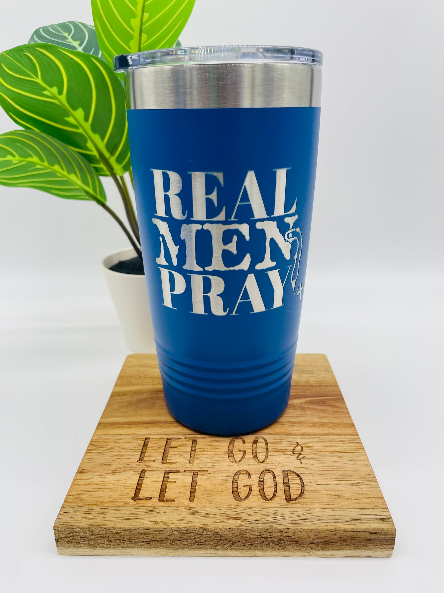 REAL MEN PRAY Tumbler