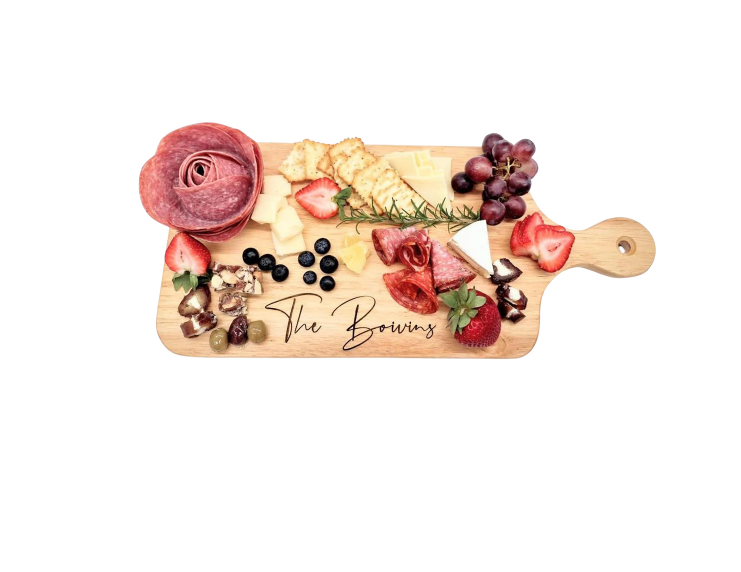 Custom Engraved Family Name Cutting Board